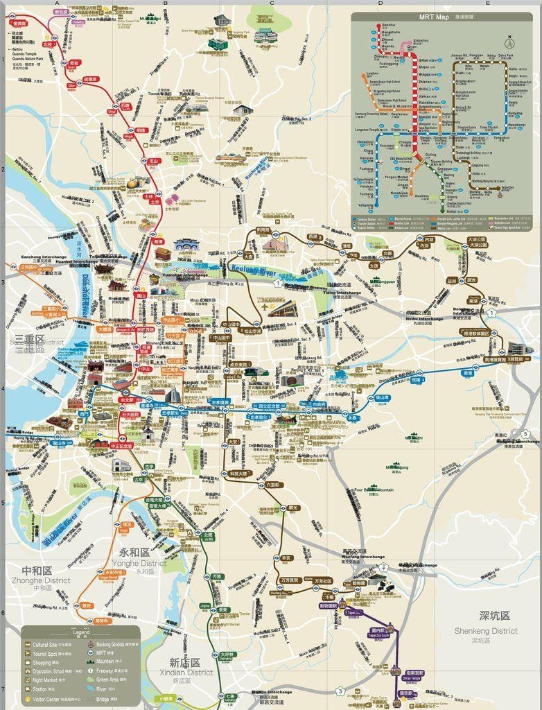 mapa Taipei mrt hrát 