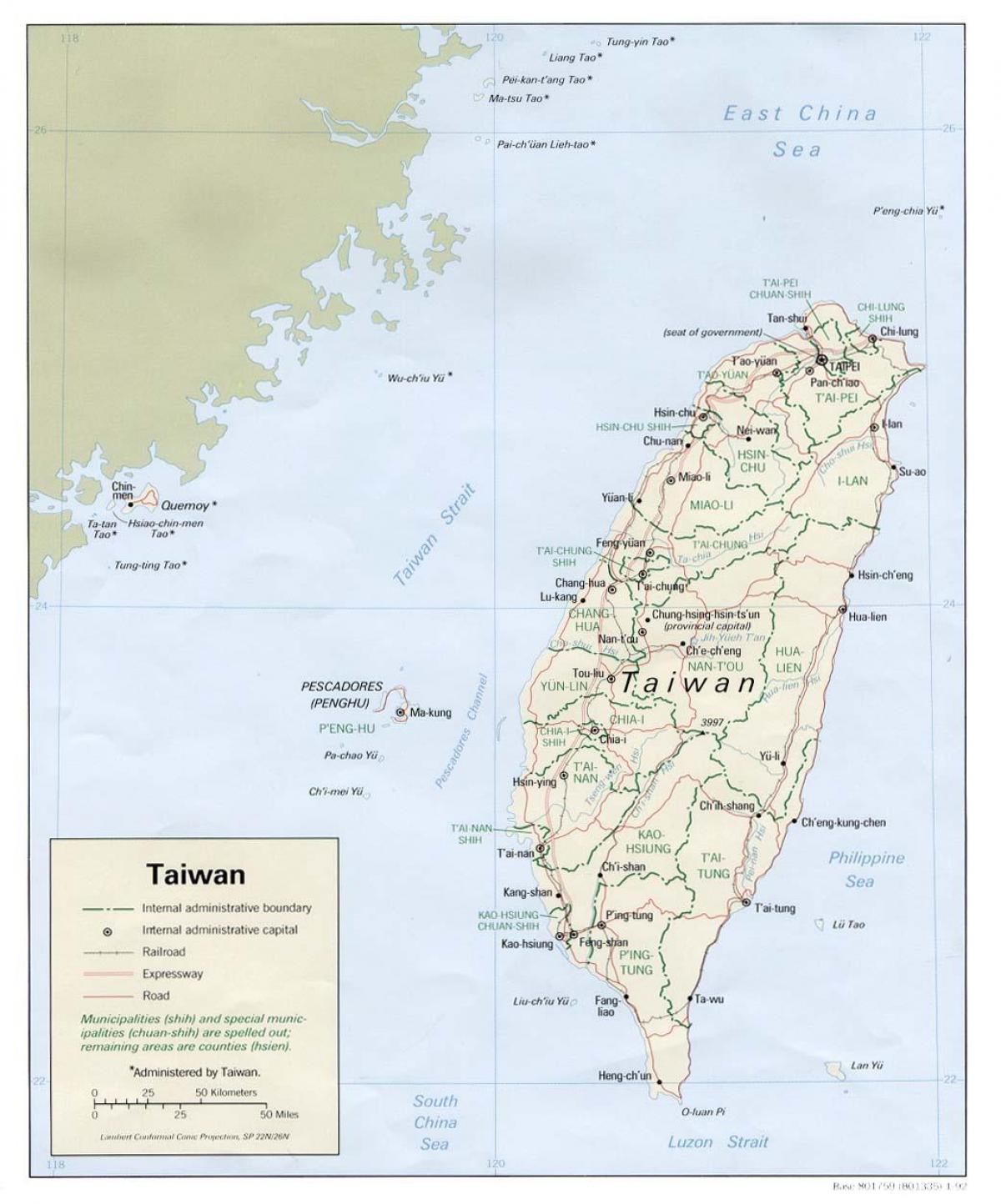 mapa xinbei tchaj-wan