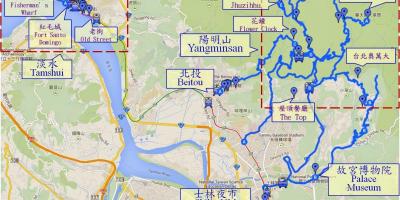 Mapa beitou tchaj-wan