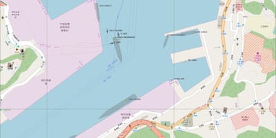 Mapa keelung přístavu