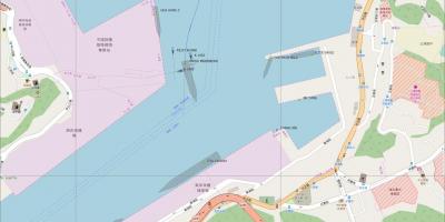 Mapa keelung přístavu