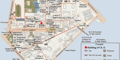 National taiwan university campus mapa