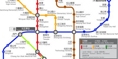 Thsr Taipei station mapě