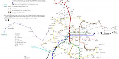 Mapa Taipei hsr stanici