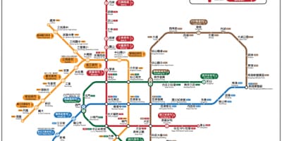 Mapa Taipei noční trhy