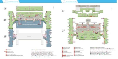 Taipei tpe mapa letiště